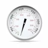 Denmay 67088 67731Grillthermometer Ersatz für Weber Genesis 300, Genesis II & Summit Series Grills, Genesis E/S 310 330 Temperaturanzeige, Thermostatersatz Ersatz für Weber, 6cm Durchmesser