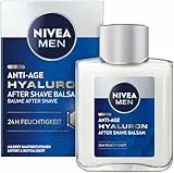 NIVEA MEN Anti-Age Hyaluron After Shave Balsam, erfrischendes After Shave für Männer mit Hyaluron für 24h Feuchtigkeit, beruhigende Gesichtspflege nach der Rasur (100 ml)