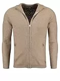 KEY LARGO Herren Elevator Jacket Strickjacke, Beige (1004), S EU