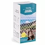 NieKilig Katzennetz für Balkon ohne Bohren, Katzen für Balkonen, Katzengitter Fenster, Zum Terrassen Und Fenstern (2mx3m.)