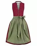 Stockerpoint Damen Dirndl Bella Kleid, Bordeaux, 46 EU