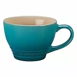 Le Creuset Große Cappuccino Tasse aus Steinzeug, 400 ml, Karibik, 70304401700002