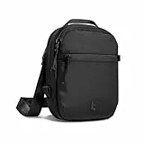 tomtoc Umhängetasche für Damen & Herren – RFID-Schutz, Diebstahlsichere Crossbody Bag – Sicherheits-Reißverschluss, Für Reise & Alltag – Organisiert 4-6 Pässe, Smartphone, Osmo Pocket 3, Schlüssel