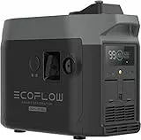 EF ECOFLOW Dual Smart Generator, Strom Generator, Tragbarer Benzin und Propangas Generator,4l, 1800W AC Output,42–58.8V DC,Stromaggregat für Delta Pro & Delta Max,LCD Anzeige App Kontrolle