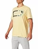 Hurley Herren Frame Work Palm PRM Tee SS T-Shirts, Lemon wash Htr, M