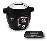 Krups Cook4Me+ Grameez CZ8568 Multikocher, 1600, Edelstahl, Schwarz/Grau