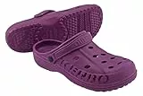 KENBO Clogs Damen Herren Gartenschuhe Badeschuhe Pantoletten Hausschuh Freizeit Praxis Gr.36-49 (Berry, EU Schuhgrößensystem, Erwachsene, Numerisch, M, 38)