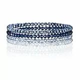 Damen Kristall Perlen Armband Boho Modeschmuck Mehrschichtiges Steine Armband Beste Freundin Geschenk