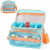 Taladad Tasche für Toniebox Tonie,Aufbewahrung für Tonies Hörfiguren,Tragetasche mit Schultergurt,für Toniebox Starter Set und Zubehör Tonies Figur (Blau)