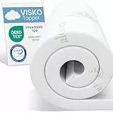 ELONEO Viscoelastischer Matratzen Topper 80x190cm, Matratzentopper mit Memory Foam Effekt, 4 cm Höhe, Matratzenauflage für Bett und Boxspringbett, inkl. atmungsaktivem Aloe Vera Bezug