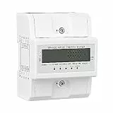 Stromzähler 3 Phasen 4-Draht Geeicht Digitaler Stromzähler MID Geeicht Und Zertifiziert Für DIN Zwischenzähler Strom Drehstromzähler 230 / 400V 5-100A (B)