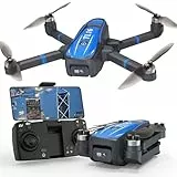 Toladrone Drohne mit Kamera 1080P, Faltbare Drohnen für Erwachsene, Bürstenloser Motor, Headless-Modus, Optische Strömungspositionierung, RC Quadcopter für Anfänger TL16