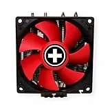 Xilence M504D AMD und Intel Tower CPU Kühler, AM5/AM4, LGA 2066/2011/1700/1200/1151/1150/1155/1156, 180W TDP, leise 2x 92mm PWM Lüfter, optimal für hohe Kühlanforderungen im Gaming/Streaming, schwarz