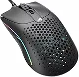 Glorious Gaming Model O 2 Ratón Gaming Con Cable - 59 g ultraligero, FPS, 26 000 PPP, Motion Sync, switches para 80M de clics, 6 botones programables, ambidiestro, RGB, deslizadores de PTFE - Negro