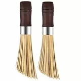 Generisch 2st Topfbürste Aus Bambus Wiederverwendbarer Strohhalm Kleine Grüne Saubere Maschine Elektrischer Schrubber Wok-bürste Teppichreinigungsmaschine Utensil Erweiterbares Waschbecken