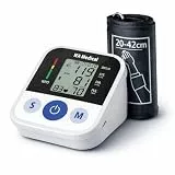 IEA Medical Blutdruckmessgerät Oberarm - TÜV-Zertifiziert, Arrhythmie-Warnung, Grosses Display, 2x99 Speicher, Manschette 22-42cm, USB-C & Batterie