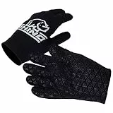 Rhino Unisex Pro Full Finger Rugby-Handschuh, Schwarz, S/M