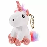 ifundom Kuscheltier Einhorn Schlüsselanhänger Süßer Plüsch Für Taschen Handys Weiß Für Besondere Anlässe