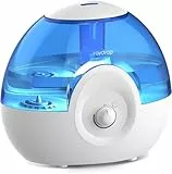 raydrop Luftbefeuchter 2,2L für Schlafzimmer, Flüsterleise 28dB Ultraschall-Luftbefeuchter, Leicht zu Reinigen, Automatische Abschaltung, 30 Std. Laufzeit, Nachtlicht (Blau)