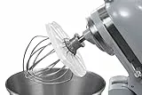 WHISK WIPER® PRO for Stand Mixers - Mix Without The Mess - The Ultimate Stand Mixer Accessory - Compatible with KitchenAid Tilt-Head Stand Mixers - 4.5qt, 5qt (Color: Clear)