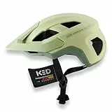 KED Embrace MU-1 Allround Helm Für City Trail Mit Verstellbarem Visier Und Beleuchtung | Farbe: Olive Matt, Größe: 58-62 (L)
