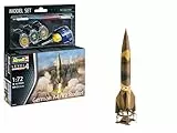 Revell Modellbausatz German A4/V2 Rocket | Pionier der Raumfahrt mit Flüssigkeitstriebwerk | Maßstabsgetreu mit Startplattform | Zubehör inkl. Kleber und Pinsel