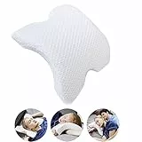 MINGZE Multifunktional Memory Foam Kissen Nackenkissen Schaum, Bogen U-förmig Neck Pillow, Slow Rebound Schlafkissen Rückpralldruckkissen, Kopfkissen Ice Silk für Schutz der Hand und Nacken