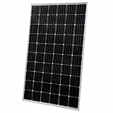 Technaxx 325W Solarpanel TX-213, monokristalline Solarzellen mit antireflektierender und schmutzabweisender Oberfläche & stabilen Alu-Rahmen – für Flachdach, Terrasse, Balkon, Zaun