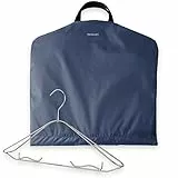 DEGELER SkyHanger - Kleidersack mit einzigartigem Titan-Kleiderbügel für Damen & Herren - durchdachte Anzugtasche für knitterfreies Reisen - leichtes & wasserabweisendes Nylon - Marineblau