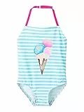 NAME IT Mädchen Nmfzecille Swimsuit Noos, Crystal Seas, 98-104