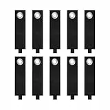 10 Stück Wiederverwendbare Kabelriemen mit öse, Verlängerungs kabelhalter, Verlängerungs Aufbewahrungsgurte,Hakenschlaufen Kabelbinder mit Tülle für Gartenschlauch, Seile, Kabel