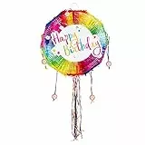 Boland 30939 - Pinata Happy Birthday für Geburtstag oder Mottoparty, 44 x 44 cm, Partydeko