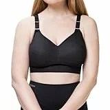 TriAction Damen Gepolstert Sport-BH Hybrid Lite P, Schwarz (Black 04), Gr. 80D