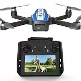 LE-IDEA GPS Drohne mit Kamera 4k für Erwachsene, 4k Drohne mit 4,5-Zoll Bildschirm GPS Intelligente Rückkehrfunktion Follow Me Funktion, Headless-Modus, IDEA36LCD Erwachsene Drohnen für Anfänger