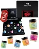 Hallingers Genuss Manufaktur Badesalz Adventskalender – 24 Wellness Badesalze handgemacht, Spa Düfte & Aromabäder, Geschenk Frauen Mädchen Erwachsene, Selfcare Wellness Geschenkset Weihnachten 2025
