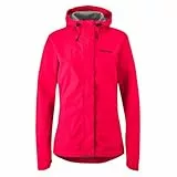 Gonso Sura Light, Damen Fahrradjacke, wasserdichte Regenjacke, Wasserdicht bis 10.000 mm & Winddicht, G-Tex, 2-Lagenlaminat & getapte Nähte, Weite Passform, PFC-frei, Pink, Gr. 44