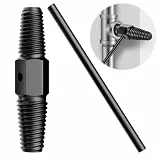 Doppelkopf Schraubenausdreher, Rohrschraubenausdreher, Gewindebohrer Auszieher, Screw Extractor, Entfernungswerkzeug für 1/2 Zoll, 3/4 Zoll Schläuche, Ventil-Wasserhahn