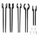 DIY Rapid Zangen-Set - Blacksmith Fünf Typen Zangen-Set Enthält Nietzange, Rapid Flachzange, Schlitzbackenzange, V-Bit-Zangen, Scrollzange, Bolzenzange