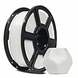 FLASHFORGE 3D-Drucker-Filament, PLA PRO Filament 1,75 mm, 1 kg Spule, Maßgenauigkeit +/- 0,02 mm für FDM 3D-Drucker, bessere Zähigkeit und kein Verknoten (Weiß)