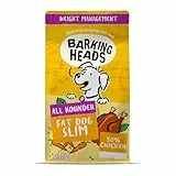 Barking Heads Fat Dog Slim, Diät Hundefutter für Hunde, 100% Natürliches Hundetrockenfutter mit Hühnerfleisch, Natürliche Tiernahrung für Ausgewachsene Hunde Aller Rassen, 2 kg
