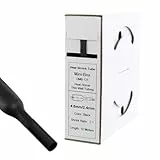 Offgridtec 10m Schrumpfschlauch mit Kleber 4,8mm  2,4mm Schrumpfrate, Dual-Wand, Halogenfrei, Flammhemmend, Wasserdichte Kabelisolierung, Leicht zu Schneiden, Inklusive Spenderbox, Schwarz