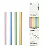 Filapen Wiederverwendbare Strohhalme – 4er Set Trinkhalme – Made in Germany & 7-fach international ausgezeichnet – Nachhaltiger Strohhalm für heiße & kalte Getränke