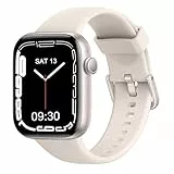 Smartwatch Damen Herren, 1,85' HD Touch Fitnessuhr mit Telefonfunktion, 140+Sportmodi Smart Watch Fitness Tracker mit Pulsmesser Schlafmonitor Schrittzähler, IP68 Wasserdicht Sportuhr für iOS Android