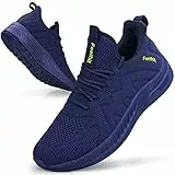 Feethit Sneaker Herren Schuhe Sportschuhe Laufschuhe Turnschuhe Herren Tennis Fitness Jogging Walkingschuhe Leichtgewichts Atmungsaktiv Freizeit Straßenlaufschuhe Schlüpfen Schuhe Dunkelblau 44 EU