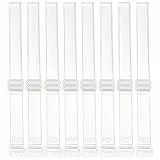 WY LIGHTING LEVEL Unsichtbare Klare BH Träger, 8 Stück rutschfeste Transparent BH Schultergurte Verstellbare Durchsichtige BH-Träger Ersatz für Frauen