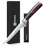 PAUDIN 15 cm Filetiermesser Küchenmesser aus hochwertigem Edelstahl, Professional Kochmesser mit scharfe Klinge