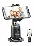 Rollei Easy Creator Desktop mit AI Tracking Automatischer Gesichtsverfolgung Handy Stative 360 Video Stabilisator mit Eingebautem Akku für Tiktok Live Streaming, Handy-Stative-Tripod-Smartphone