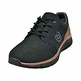 bugatti man Herren Low-Top Sneaker, Männer Sneaker, Wechselfußbett,Men,Halbschuhe,straßenschuhe,Strassenschuhe,Turnschuhe,Black (1000),43 EU/EU UK