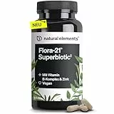 Flora 21® Superbiotic – 60 Kapseln – 4,5 Mrd. KBE Sporenbildende Bakterienstämme & Postbiotika – mit Vitamin-B Komplex und Zink – vegan, ohne unnötige Zusätze – in Deutschland laborgeprüft
