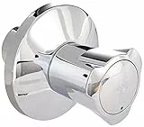 GROHE Costa, Unterputz Ventil Oberbau (für UP-Ventile 1/2', 3/4', 1', Einbautiefe stufenlos einstellbar 10-35 mm, Metallgriff, mit Schubrosette, wärmeisoliert), chrom, 19854001